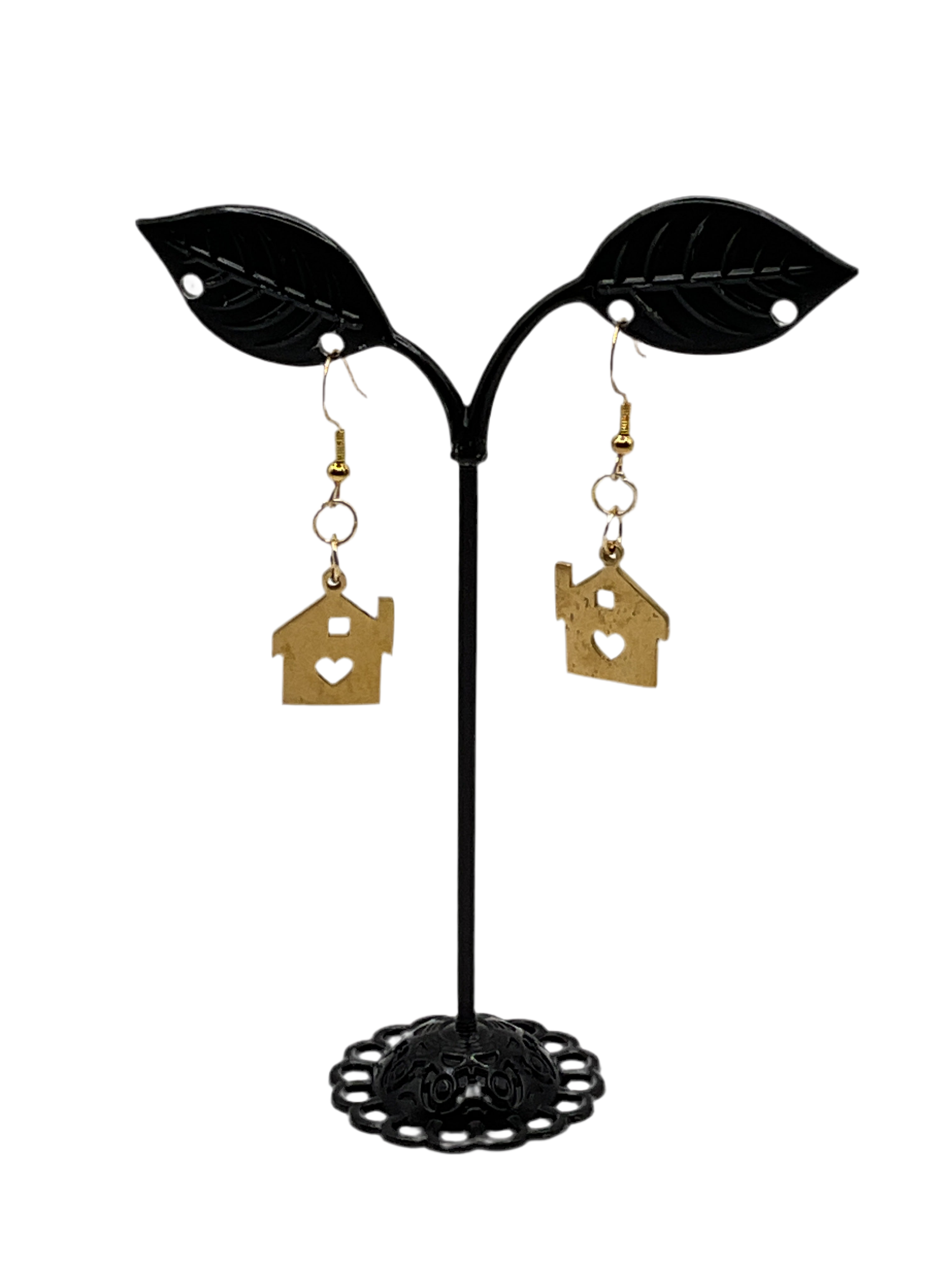 Tiny house earrings Main image