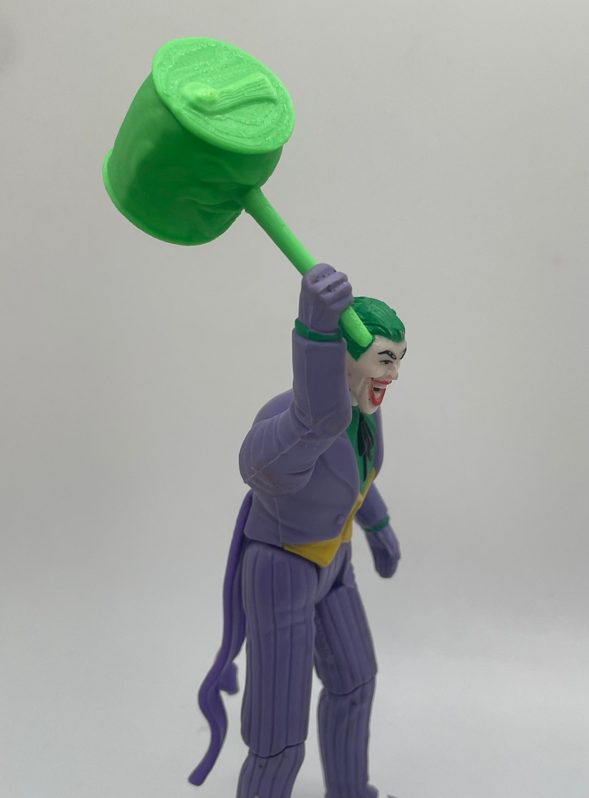 Vintage Kenner DC Super Powers Joker Hammer & Coat Tail 1984 Repro Part Batman