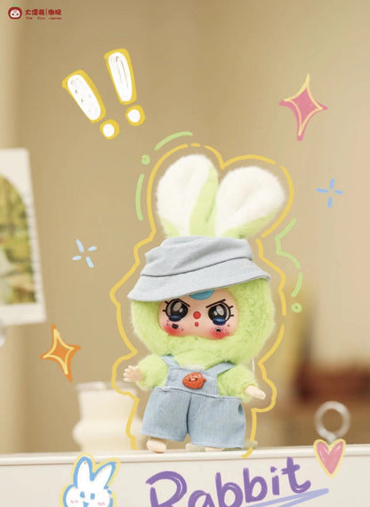 Baby Three -Macaron Rabbit Stuffed Blind Box (1 Blind Box)