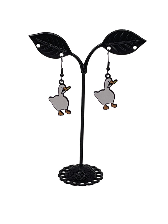 Goose Game Character Earrings Hover Image
