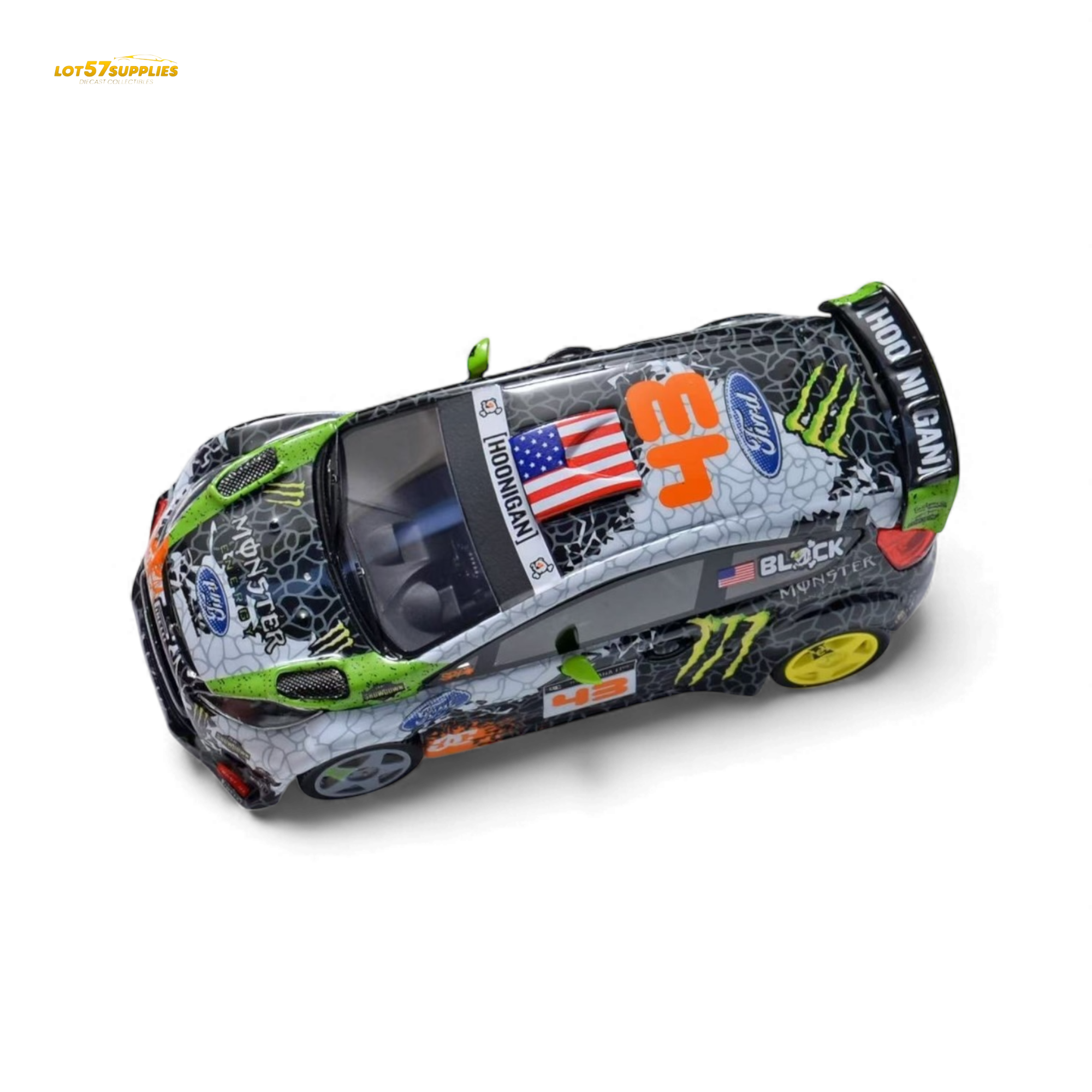 (Pre-Order) Minicraftsman Ken Block Ford Fiesta Gymkhana Livery 1:64