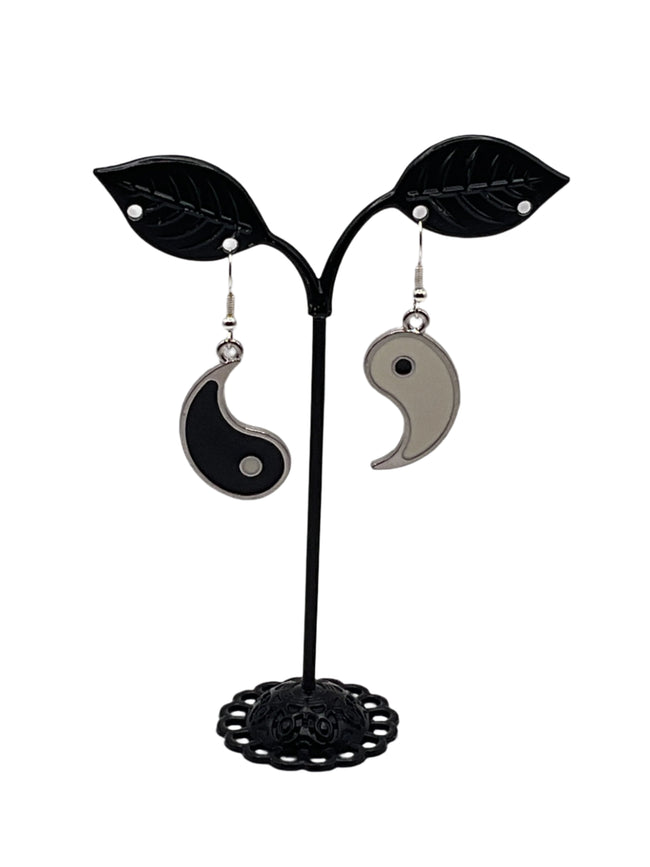 Ying and Yang Earrings Hover Image
