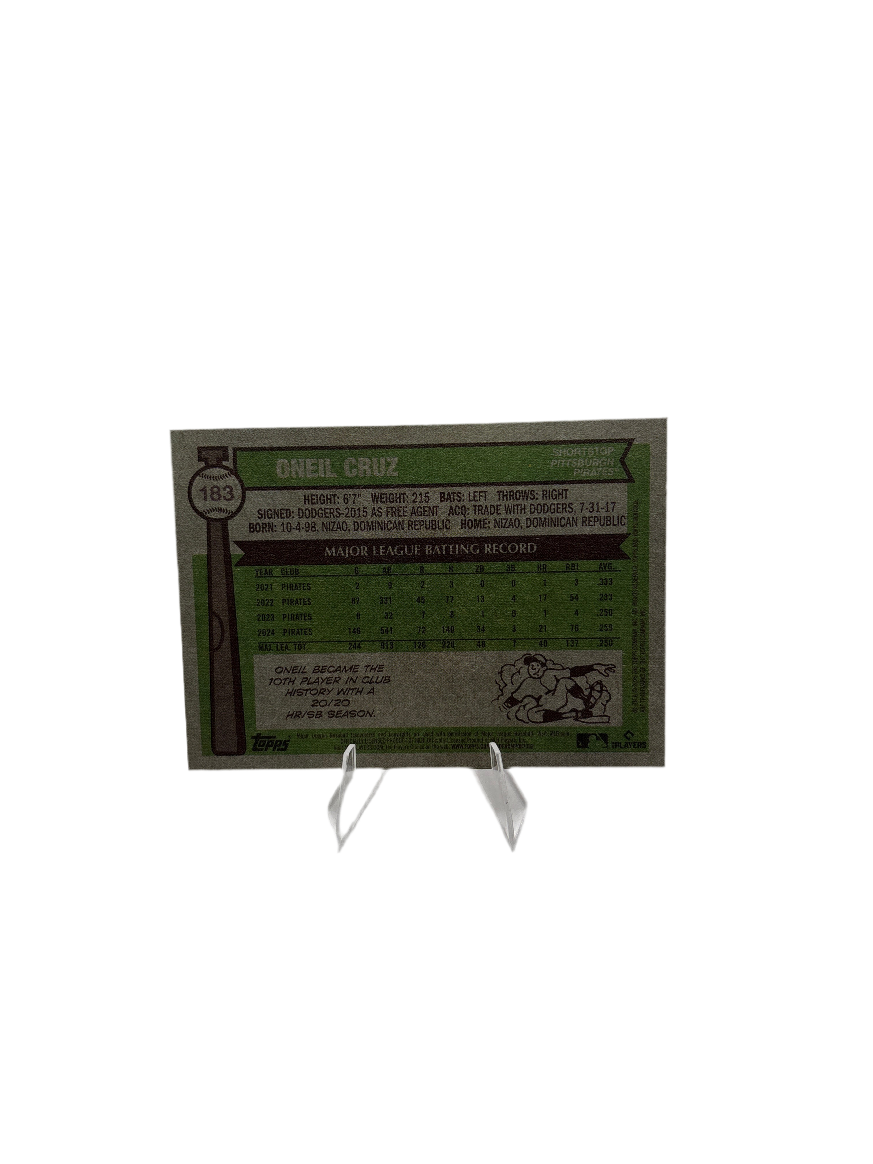Topps Oneil Cruz