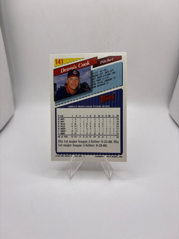 Topps Dennis Cook