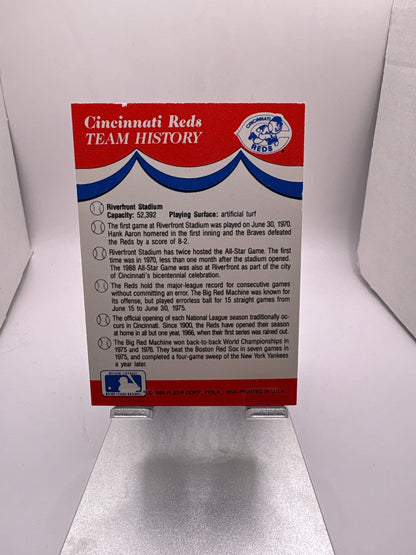 Fleer Cincinnati Reds Baseball Sticker