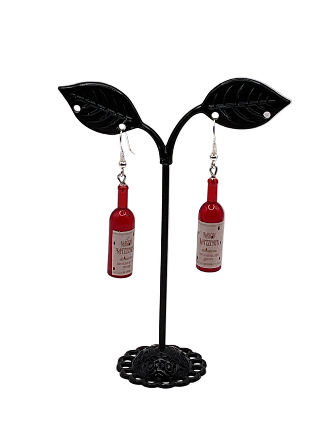 German Red Wine Earrings Hover Image