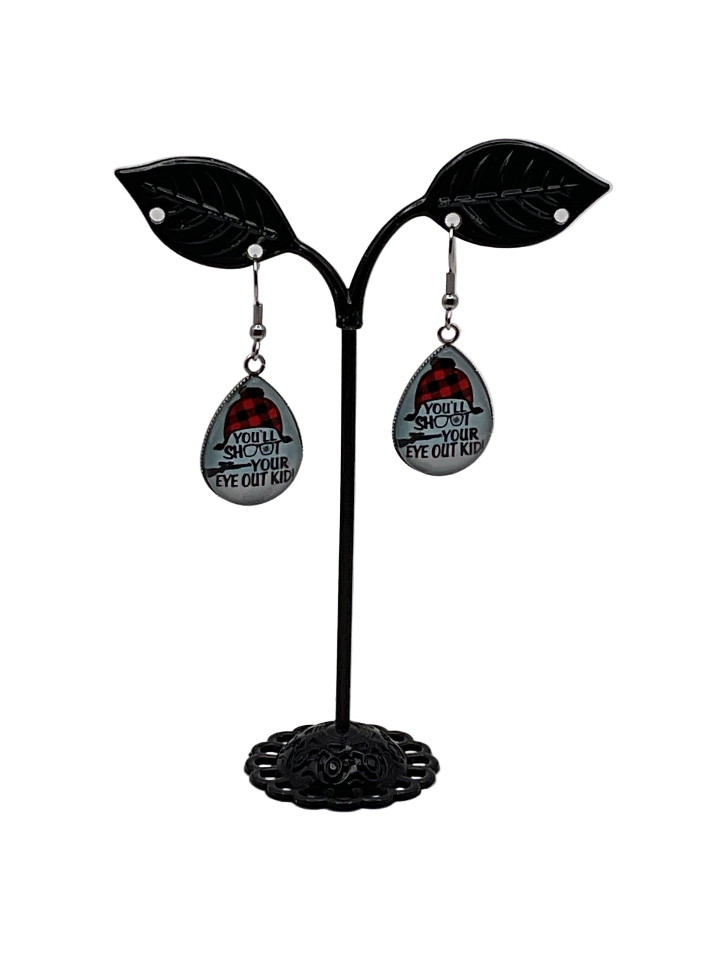 Christmas story earrings