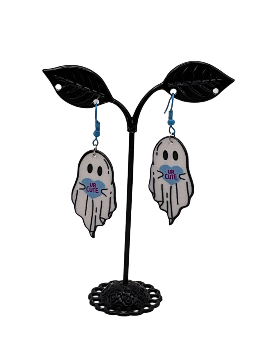 White Ghost Earrings