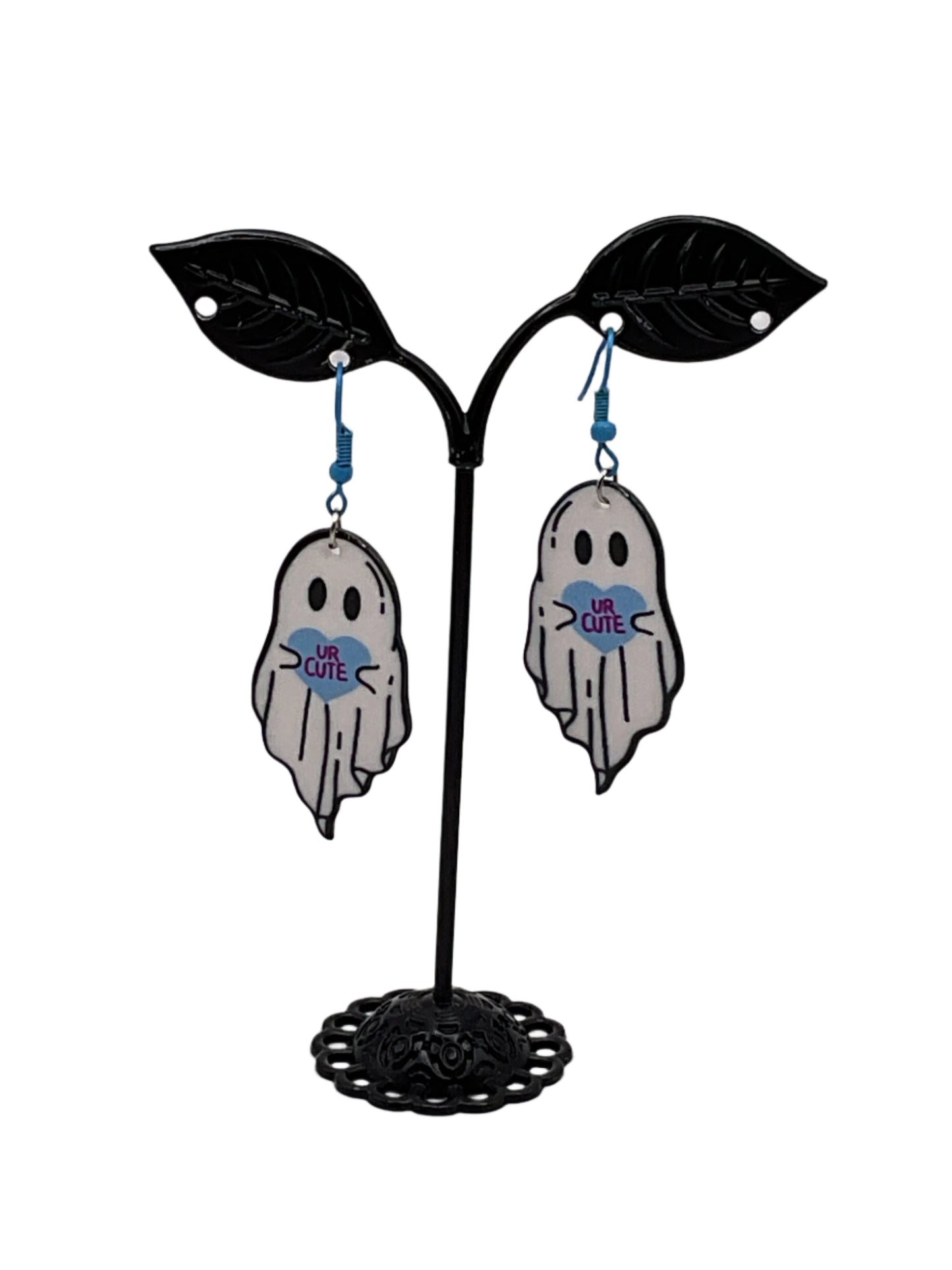 White Ghost Earrings