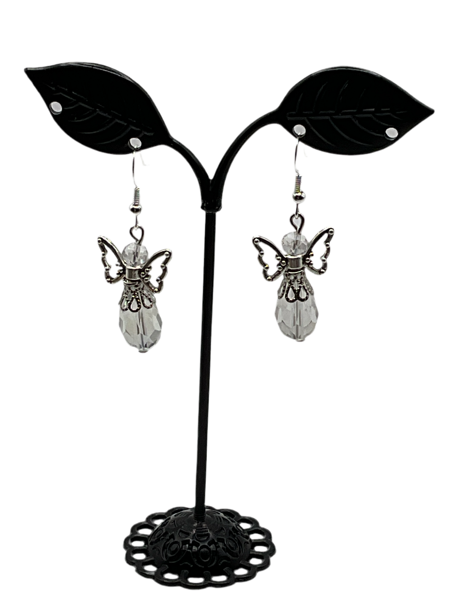 Angel Earrings Clear Angels
