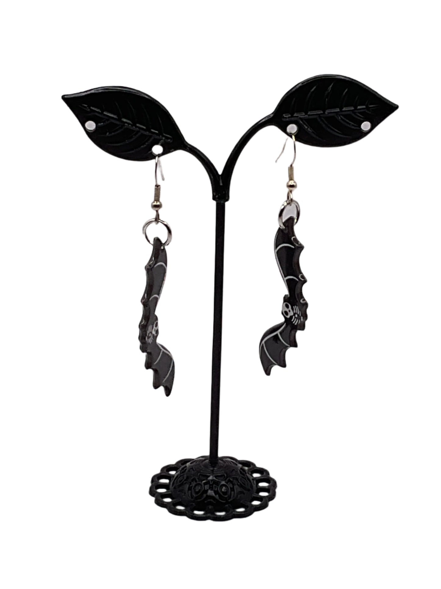 Bat Skeleton Earrings