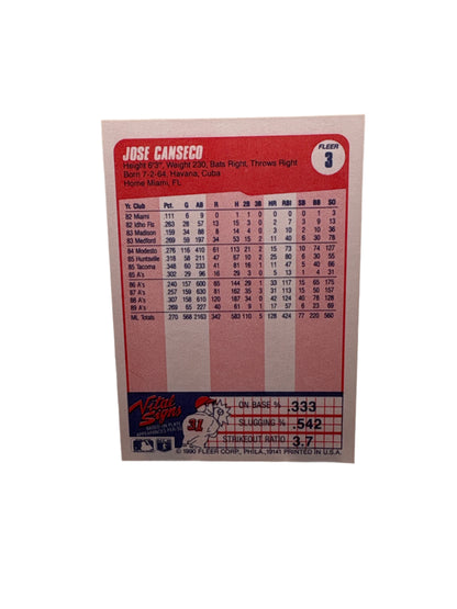 Fleer Jose Canseco