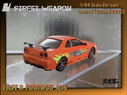 Street Weapon Nissan (R34) GT-R Fast & Furious Livery 1:64 - Collectors World Toys
