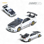 (Pre-Order) Inno64 Top Secret R34 GT-R - White 1:64