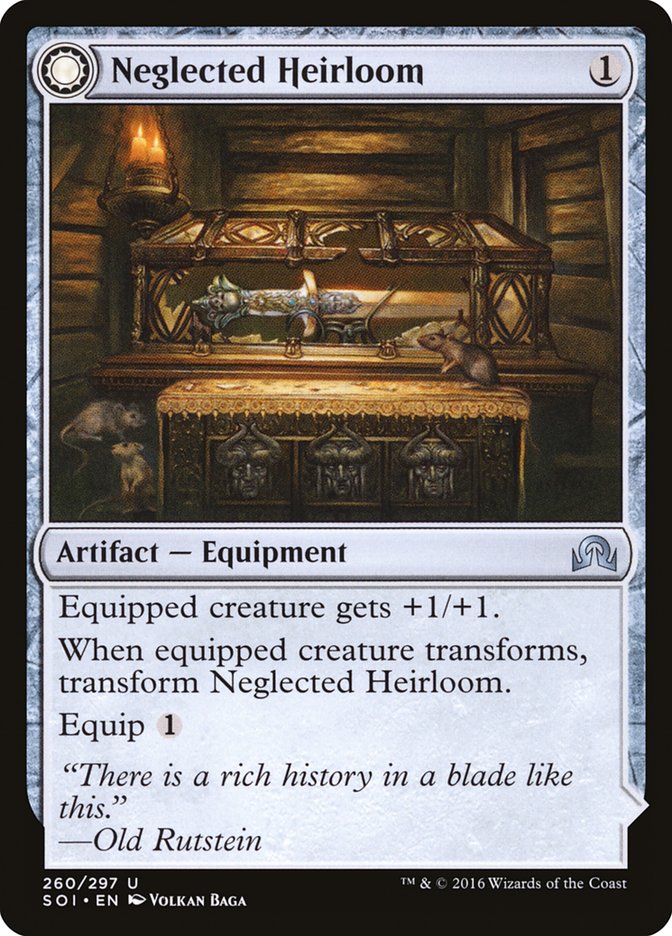 Neglected Heirloom // Ashmouth Blade (SOI-260) - Shadows over Innistrad: (Double Faced Transform)
