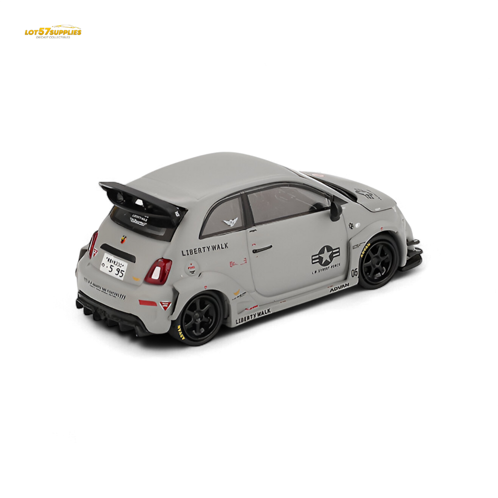 Mini-GT Abarth 595 LB-WORKS x Abas Works Grey MGT00995 1:64