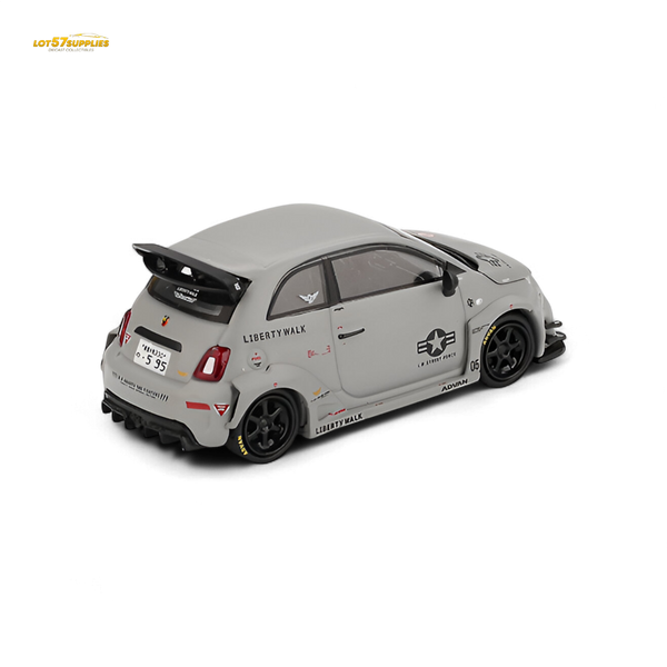Mini-GT Abarth 595 LB-WORKS x Abas Works Grey MGT00995 1:64