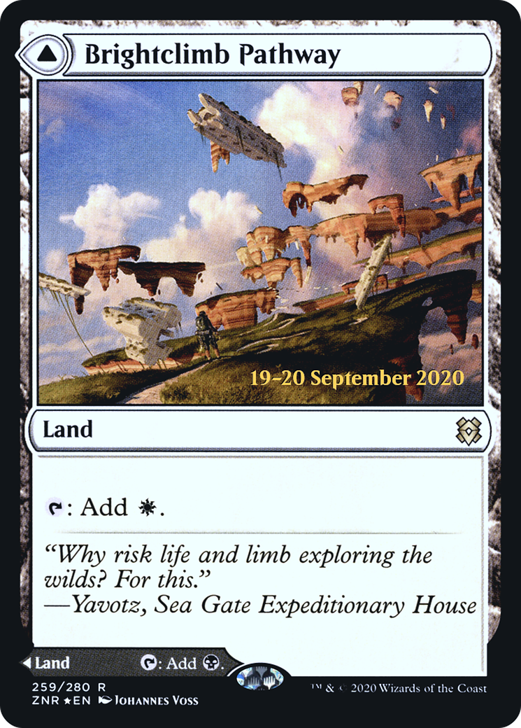 Brightclimb Pathway // Grimclimb Pathway (PRE-259S) - Zendikar Rising Promos Foil