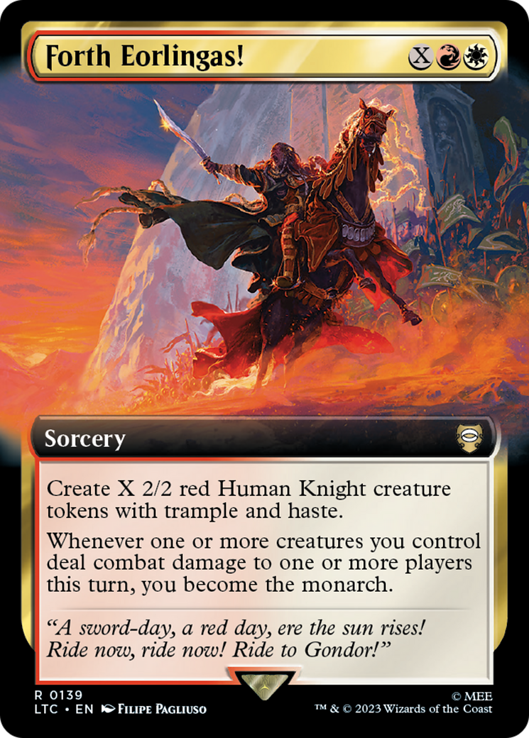Forth Eorlingas! (LTC-139) - Tales of Middle-earth Commander: (Extended Art)