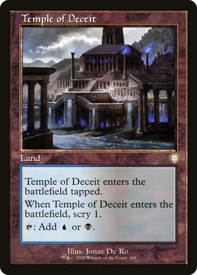 Temple of Deceit (BRC-205) - The Brothers' War Commander