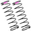 X-Gear 13mm Buggy Rear Springs, 3X Hard 9.00T Pink