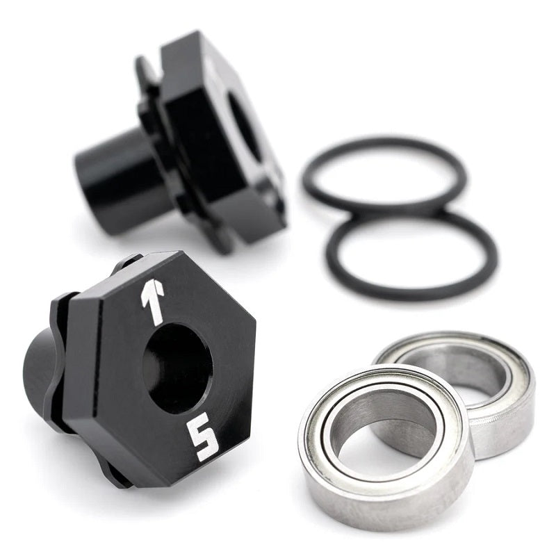 DirectHex Hub Axles, 5mm, - AE TC8