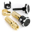 Lockdown Adjustable Bullet Plugs - 5mm - Black/Black