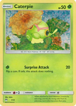 Caterpie 001/12 - McDonalds Promos 2019 Holofoil