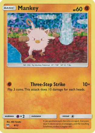 Mankey 008/12 - McDonalds Promos 2019 Holofoil