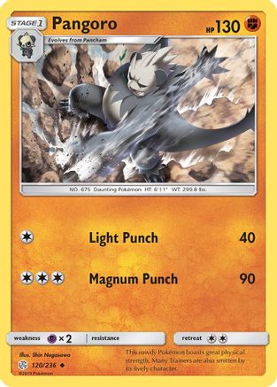Pangoro 120/236 - SM  Cosmic Eclipse