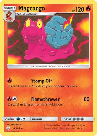 Magcargo 027/236 - SM  Cosmic Eclipse