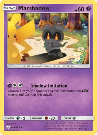 Marshadow 103/236 - SM  Cosmic Eclipse