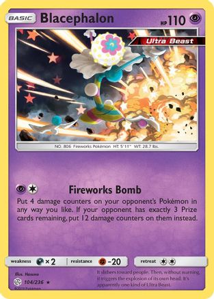 Blacephalon 104/236 - SM Cosmic Eclipse Holofoil Main image