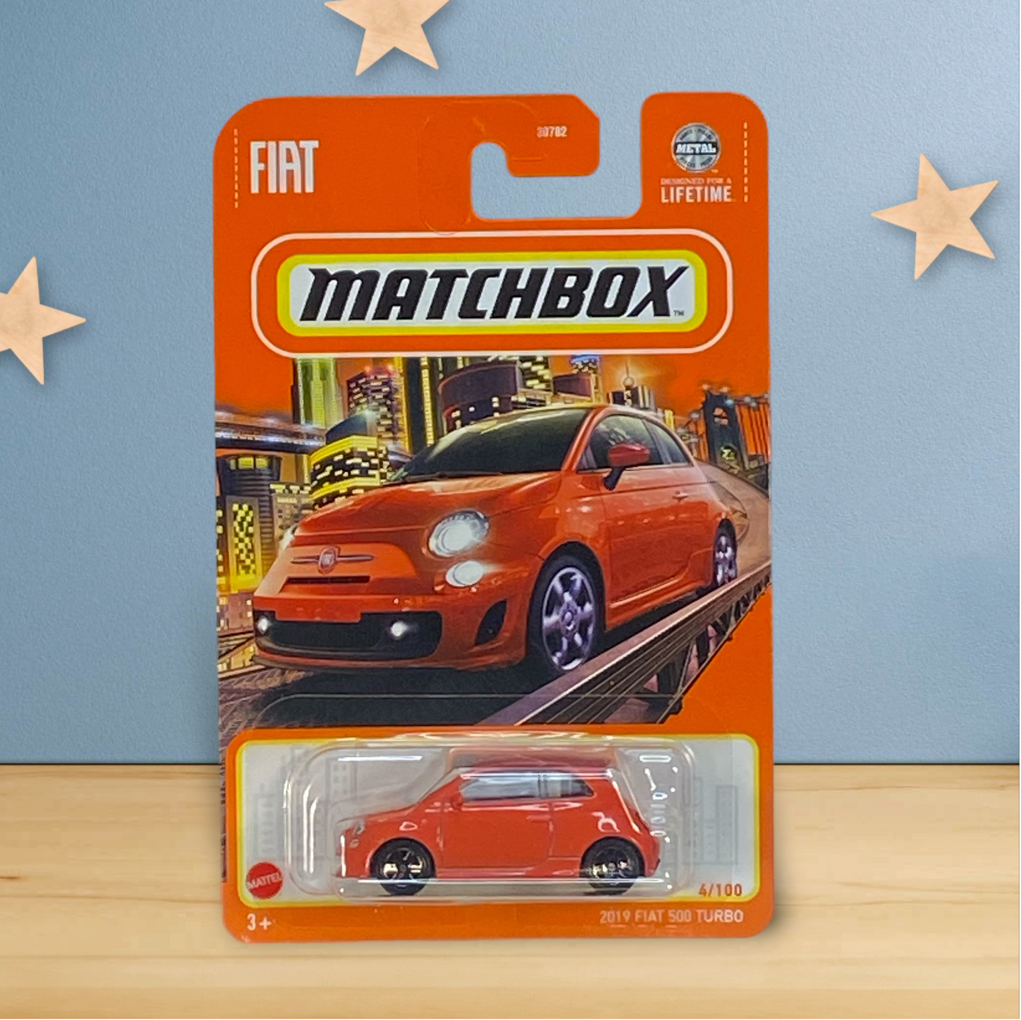 Matchbox 2019 Fiat 500 Turbo - Matchbox Series 4/100