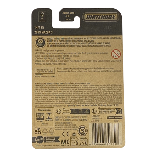 Matchbox 2019 Mazda 3 | 2026 Matchbox Series 14/125
