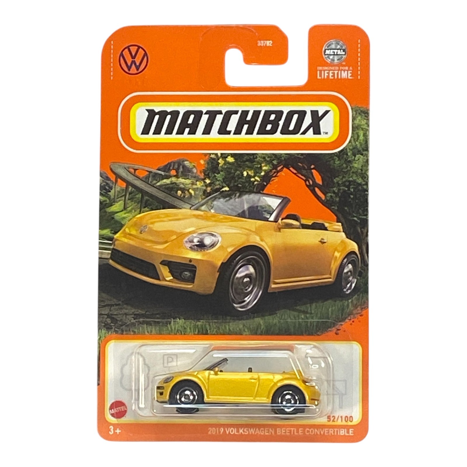 Matchbox 2019 Volkswagen Beetle Convertible - Matchbox Series 52/100 Main image