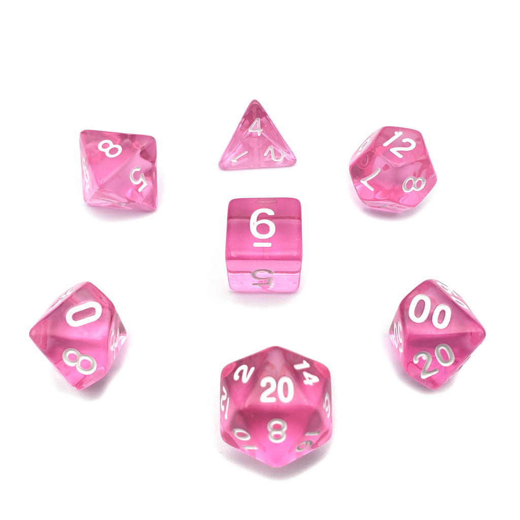 Boon of the Faerie - 7 Piece DnD Dice Set | Acrylic RPG Gaming Dice - Collectors World Toys