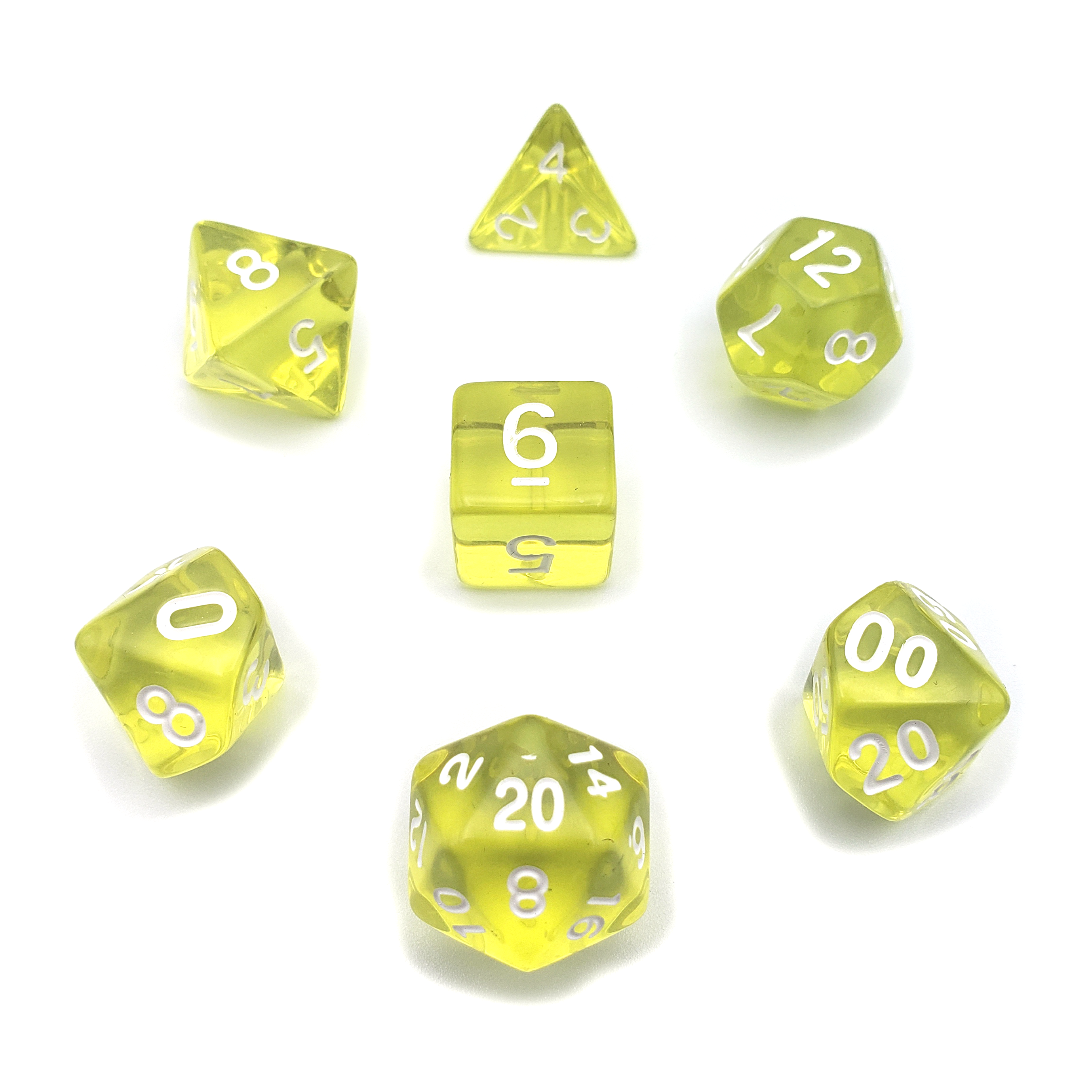 Boon of the Celestial - 7 Piece DnD Dice Set | Acrylic RPG Gaming Dice Secondary image
