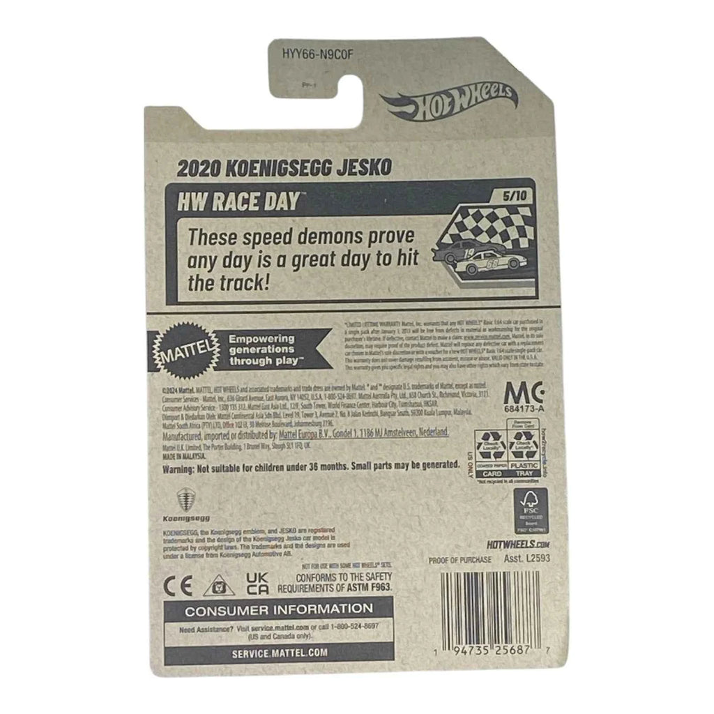 Hot Wheels 2020 Koenigsegg Jesko - HW Race Day Series 5/10