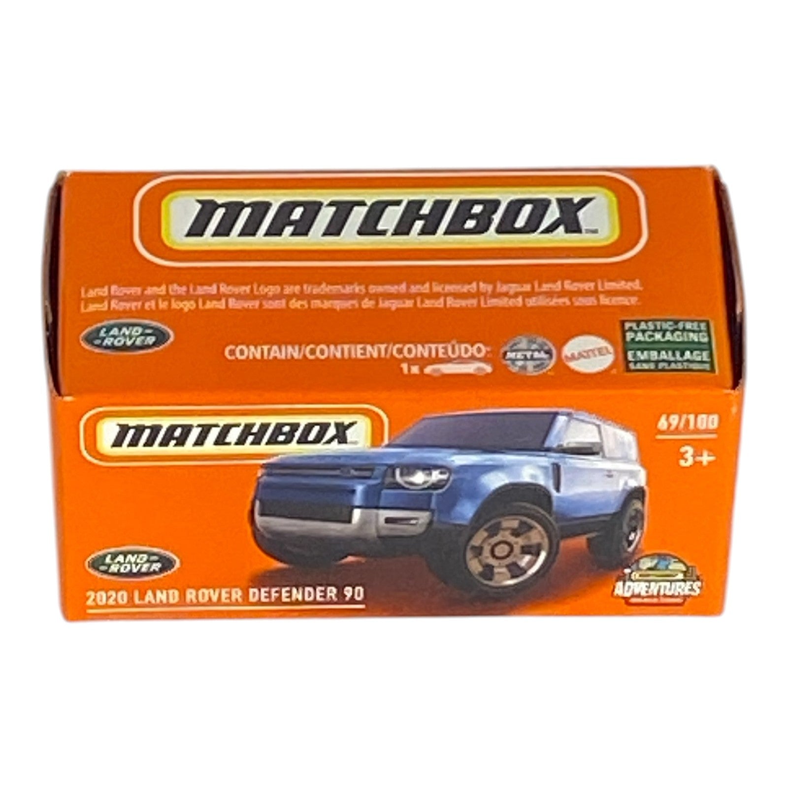 Matchbox 2020 Land Rover Defender 90 - Power Grabs - Matchbox Series 69/100 Secondary image