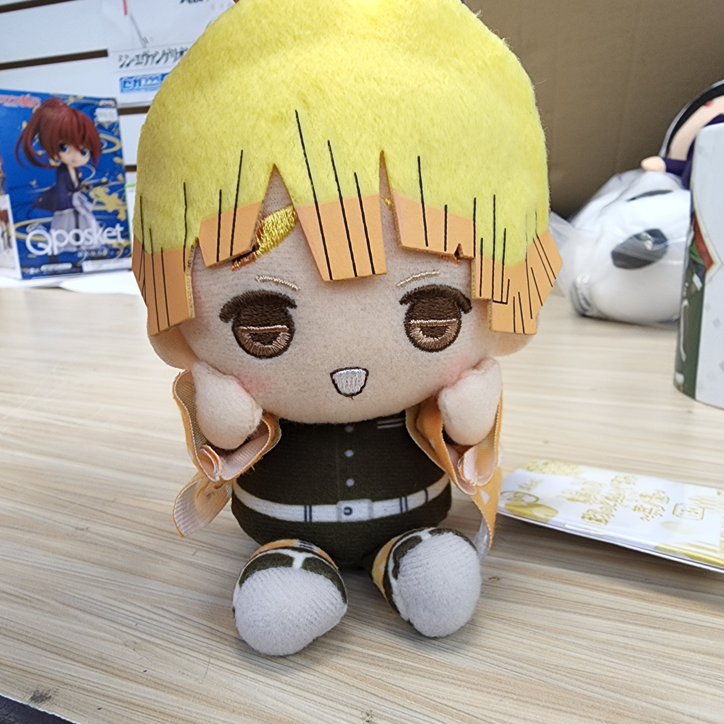 Demon Slayer Kimetsu No Yaiba Bofuto Meigurumi Plush Zenitsu Agatsuma (Japanese Market) - Collectors World Toys