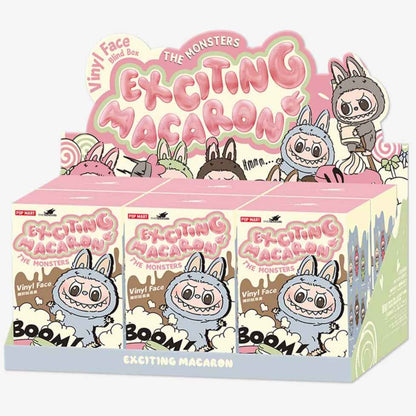 [RESTOCK: OCTOBER] POPMART Exciting Macaron Vinyl Face Blind Box Labubu Sealed Case of 6 Sealed Blind Boxes