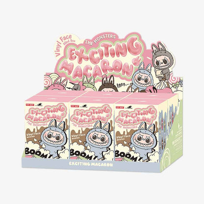 [IN STOCK] POPMART Exciting Macaron Vinyl Face Blind Box Labubu Sealed Case of 6 Sealed Blind Boxes