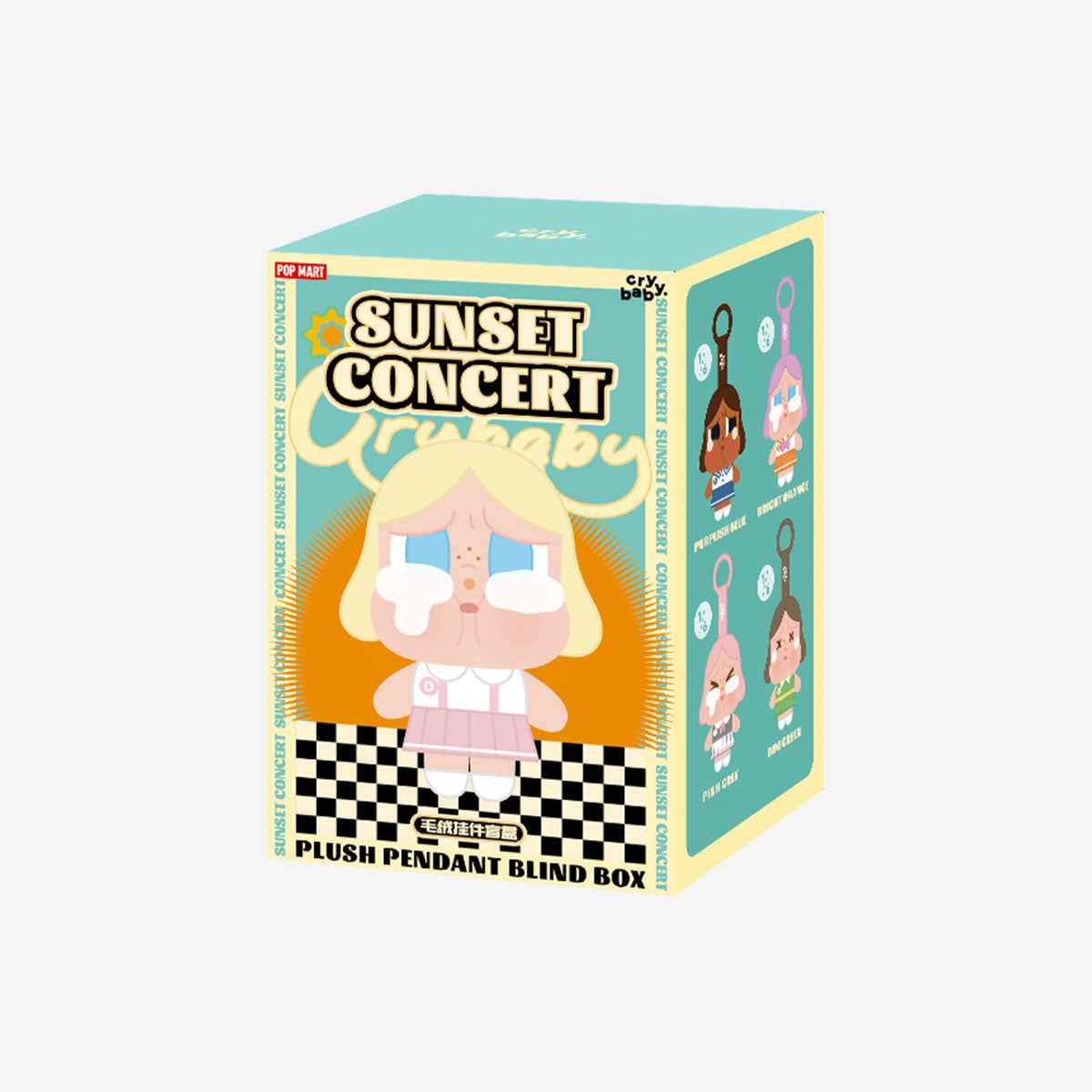 [IN STOCK] POPMART CRYBABY Sunset Concert Series - Plush Pendant Blind Box Single Sealed Blind Box