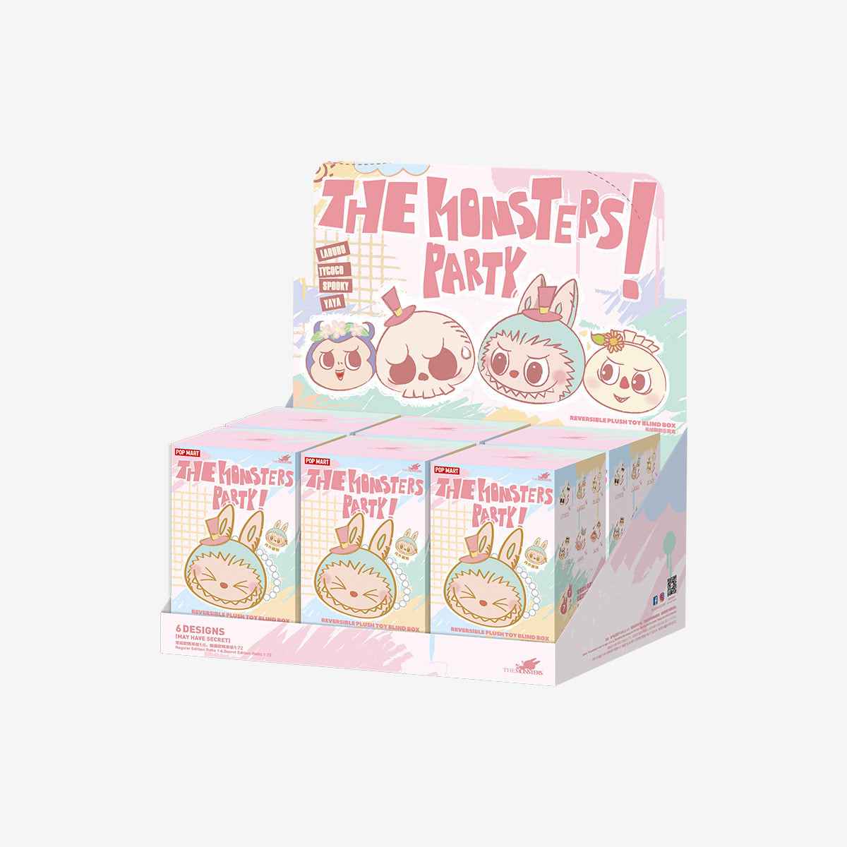 [In Stock] POPMART Party Series - Reversible Plush (SEALED)