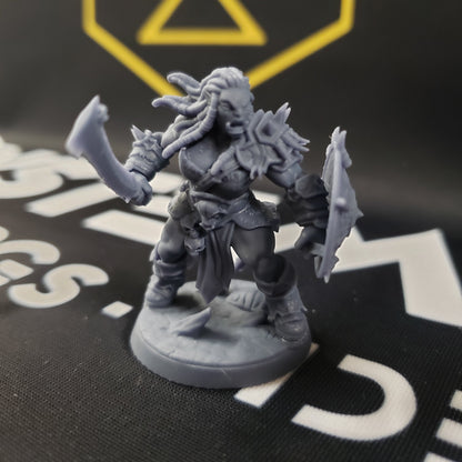 Blackcrag Mountain Orc - Sculpt Option D (Female Orc Barbarian)