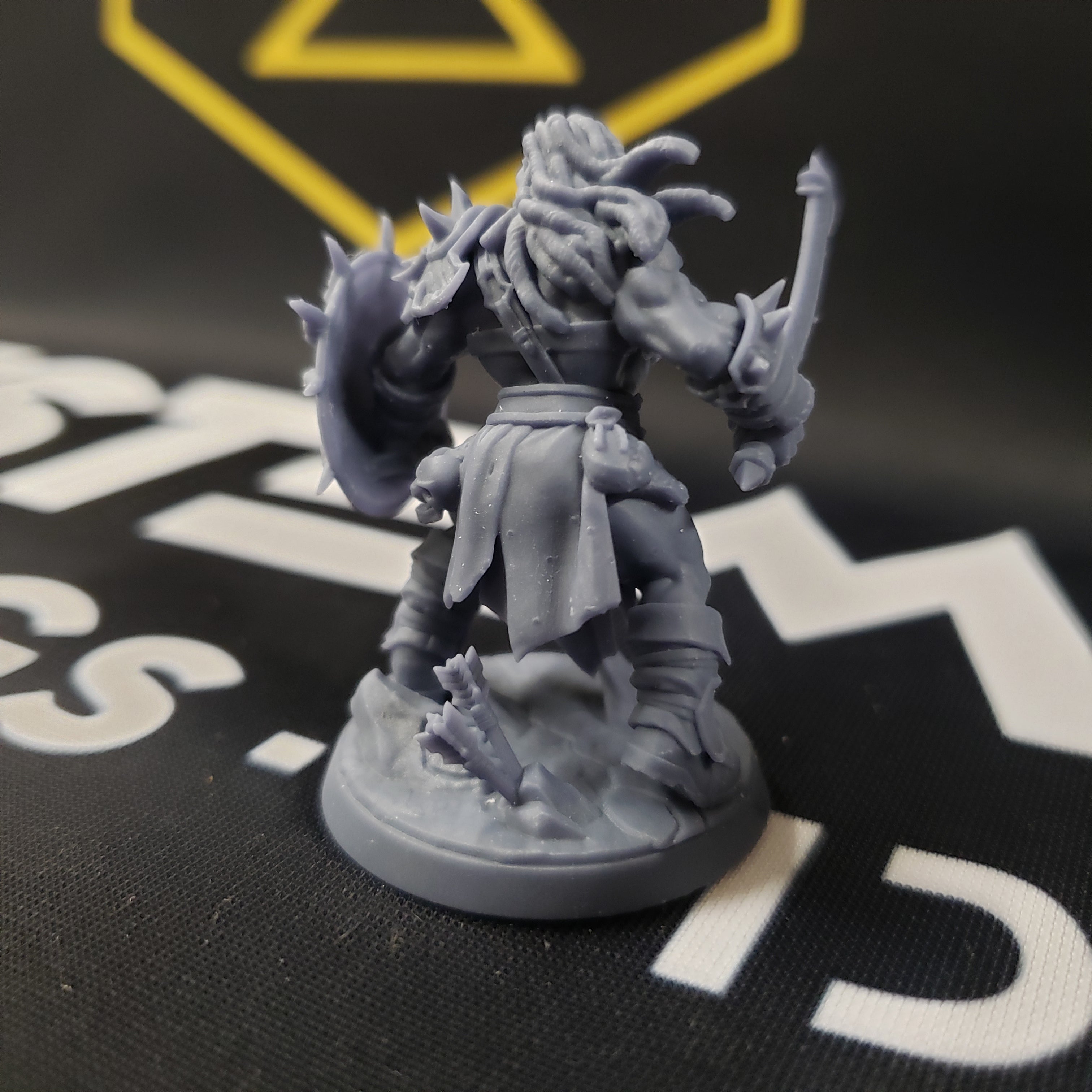 Blackcrag Mountain Orc - Sculpt Option D (Female Orc Barbarian)