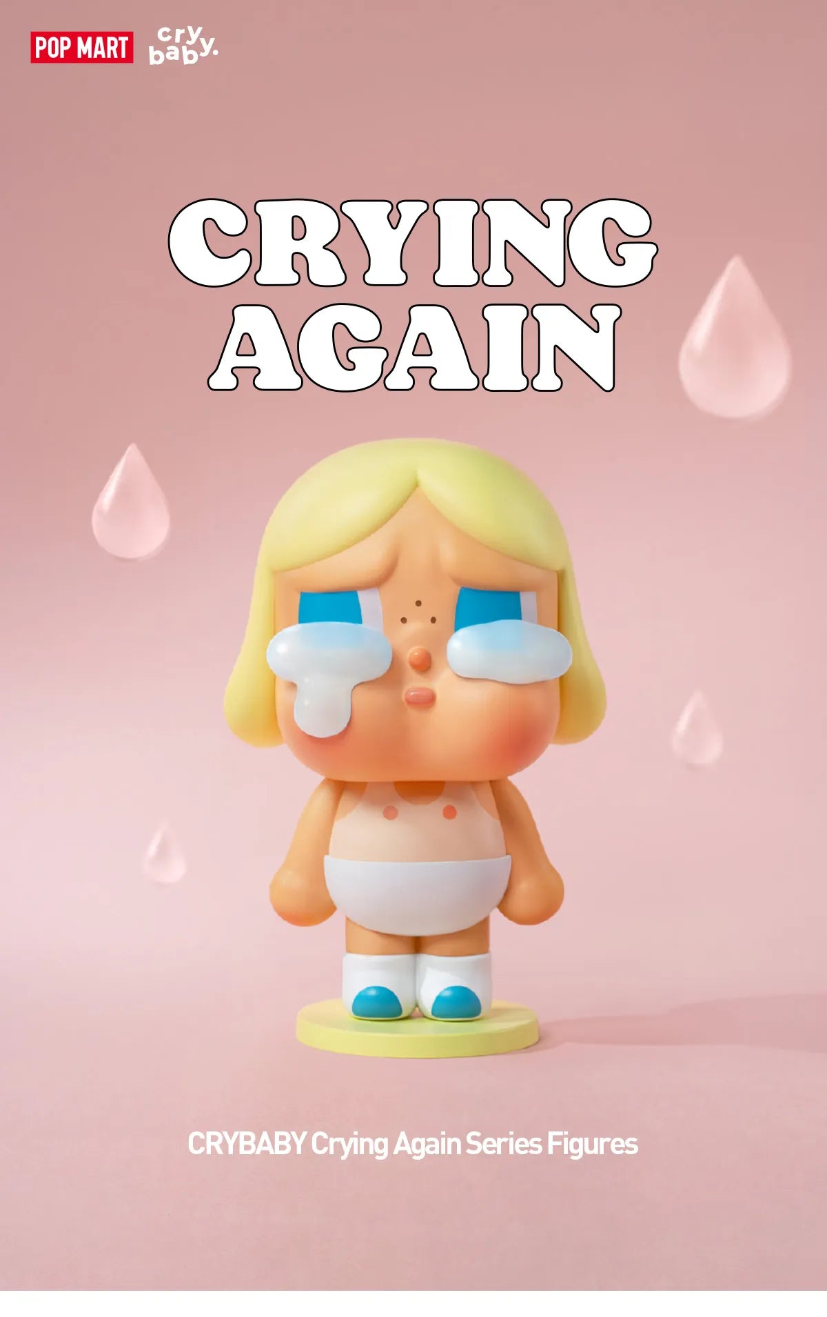 [IN STOCK] POPMART CRYBABY Crying Again Series Figures Blind Box