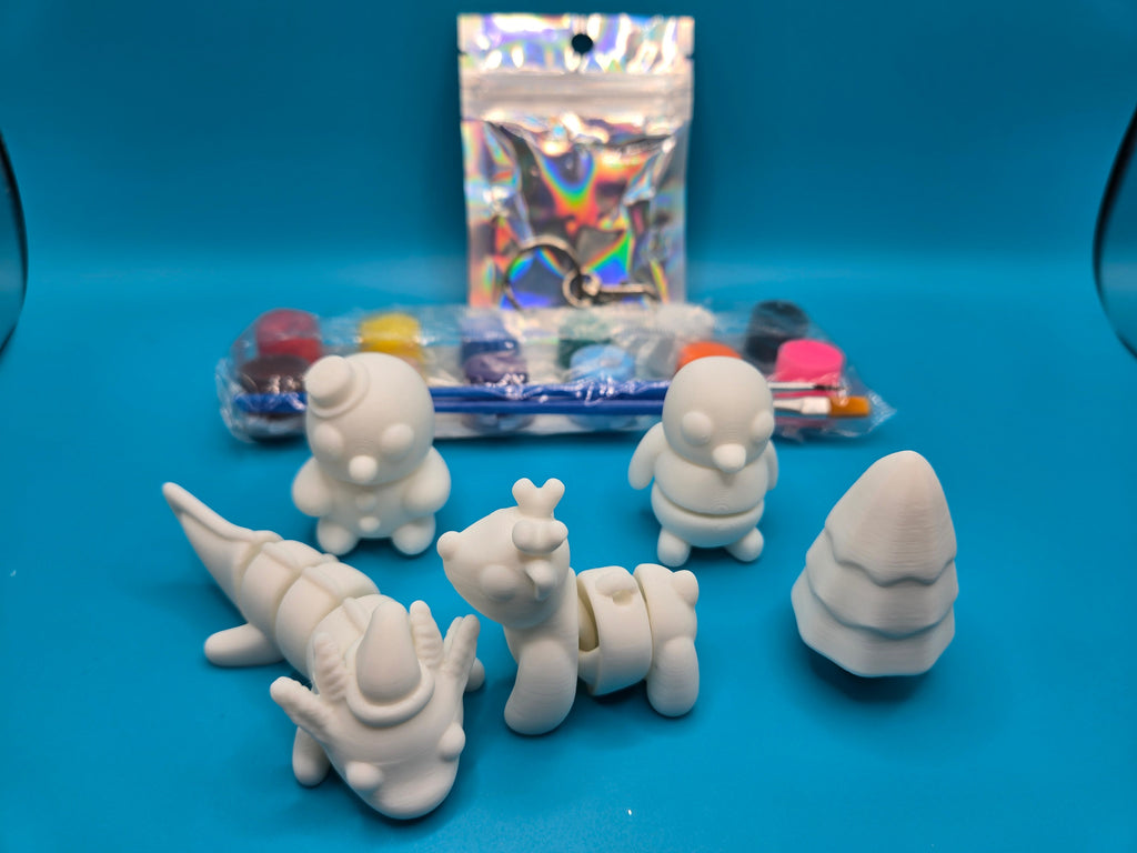 3D Printed Animal Painting Kit - Collectors World Toys