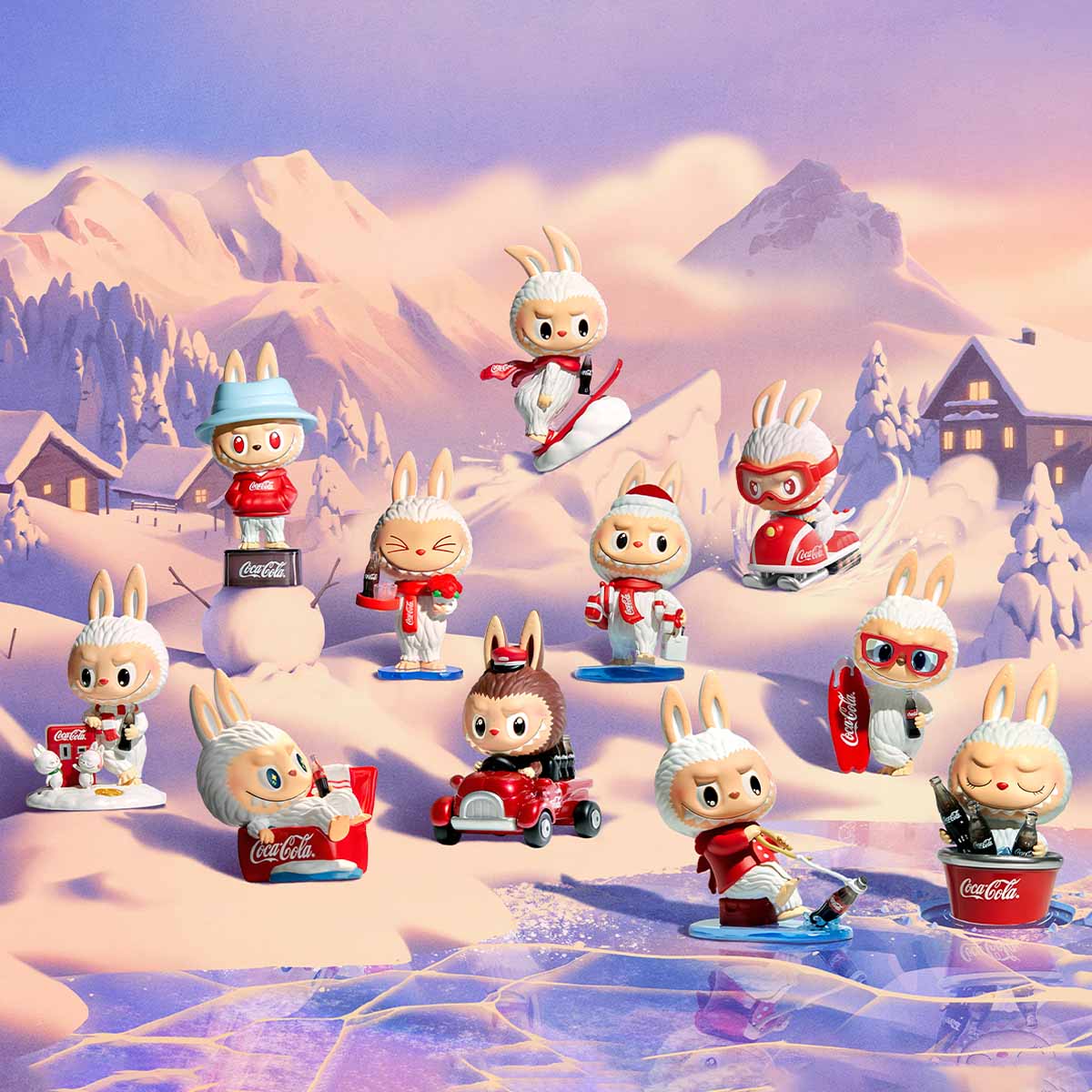 POPMart Labubu THE MONSTERS COCA-COLA Series Figures Blind Box (1 Blind Box) Main image